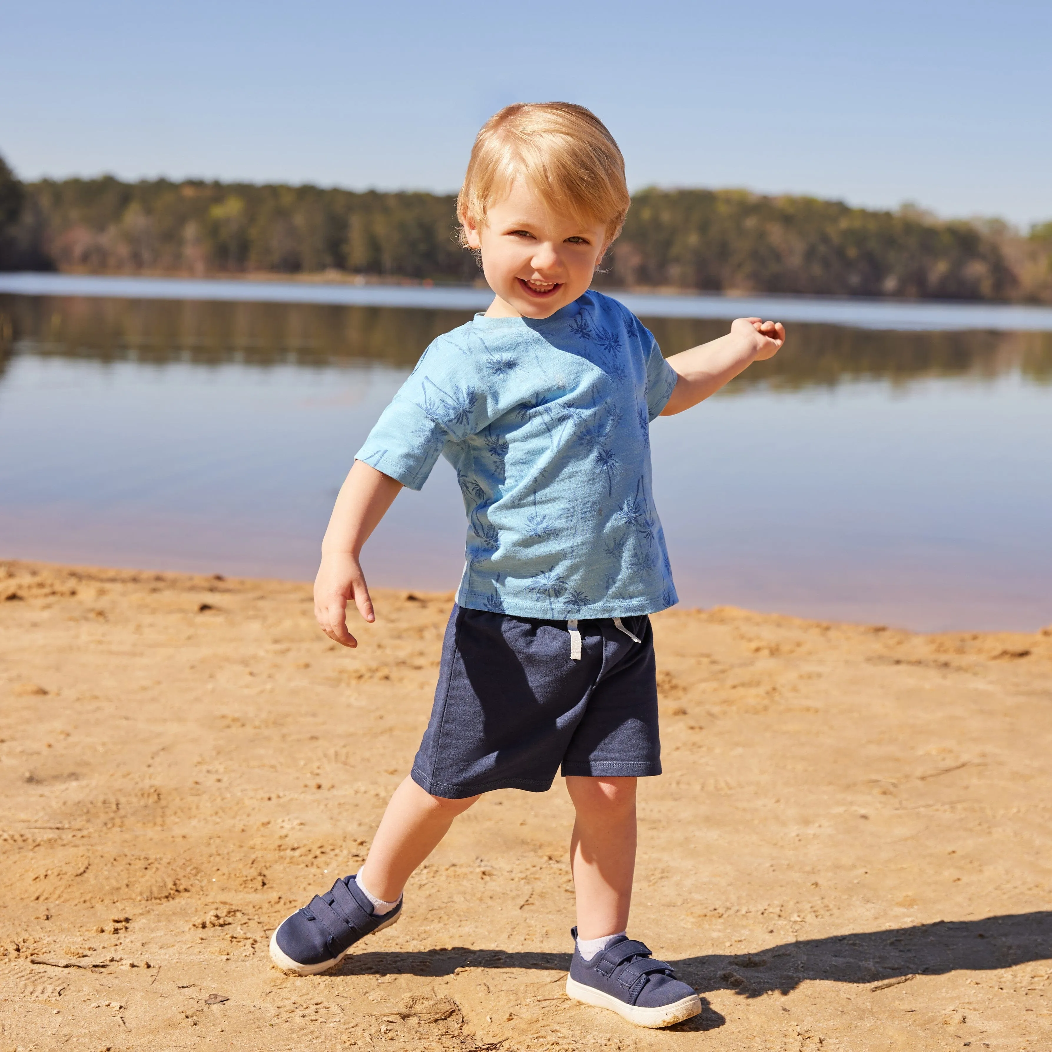 3-Pack Baby & Toddler Boys Blues Knit Shorts