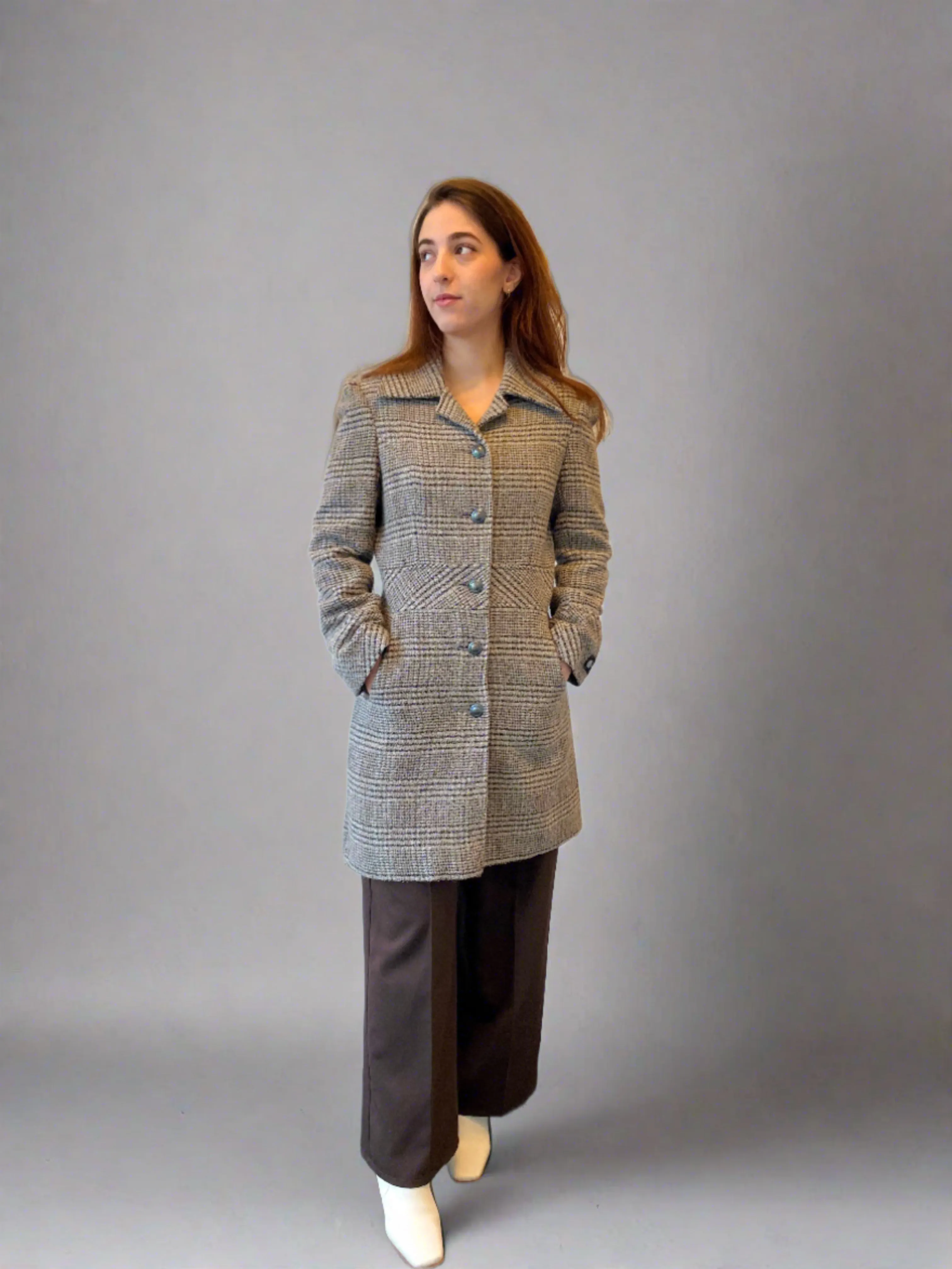 Abbey Car Coat- Spring/Fall -  100% Pure Virgin Merino Wool