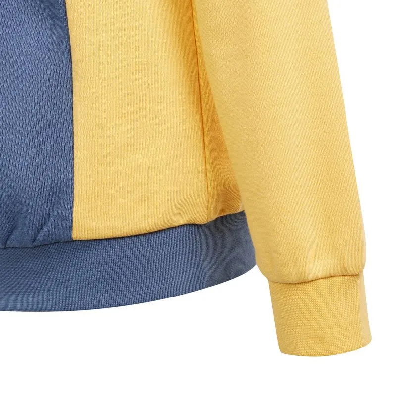 Adidas Kids' Cozy Blue & Yellow Hoodie Sweatshirt - IS2689