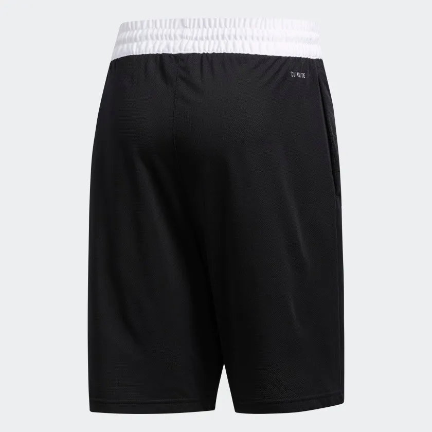 adidas Men's SPORT 3-STRIPES SHORTS DX6656 Black/White