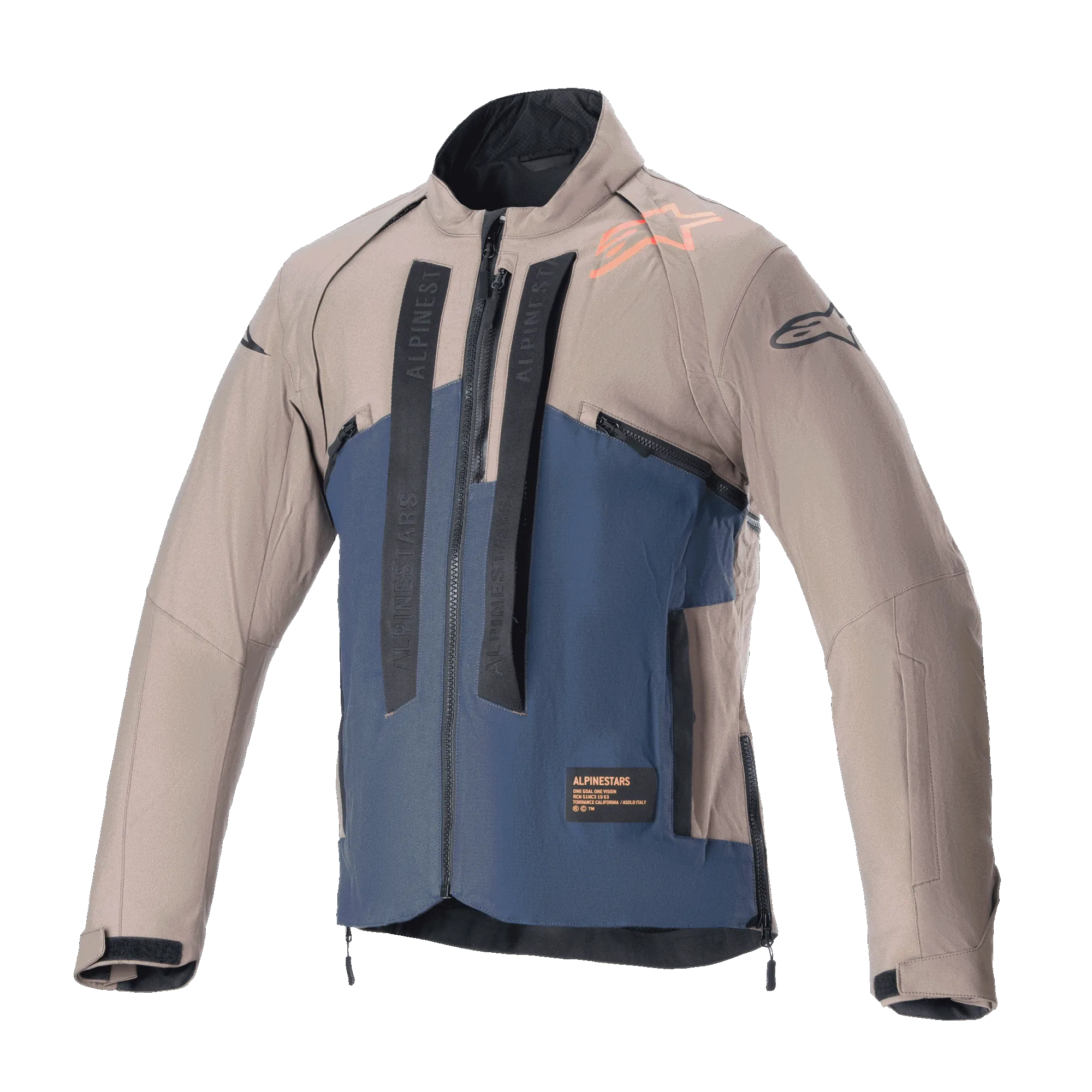 ALPINESTARS TECHDURA JACKET - FLACON BROWN-NIGHT NAVY