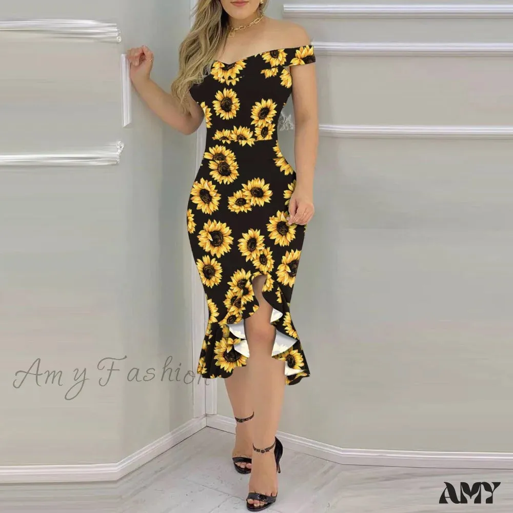 Amy Fashion - Cocktail Party Night Club Sexy Slim Long Dress