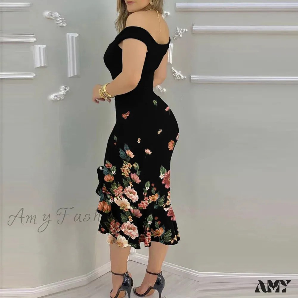 Amy Fashion - Cocktail Party Night Club Sexy Slim Long Dress