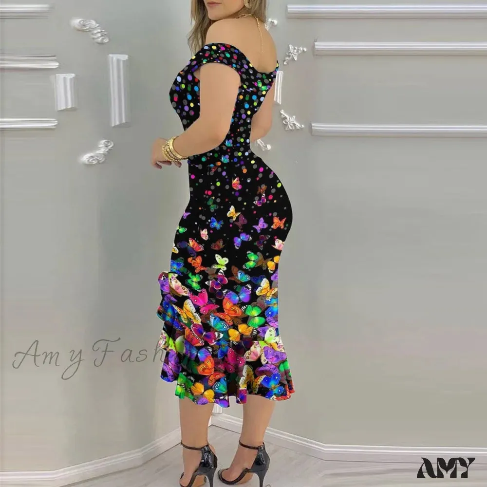 Amy Fashion - Cocktail Party Night Club Sexy Slim Long Dress