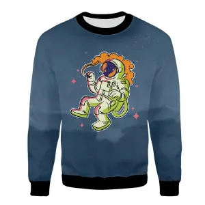 Astronaut Weed UNISEX SWEATSHIRT