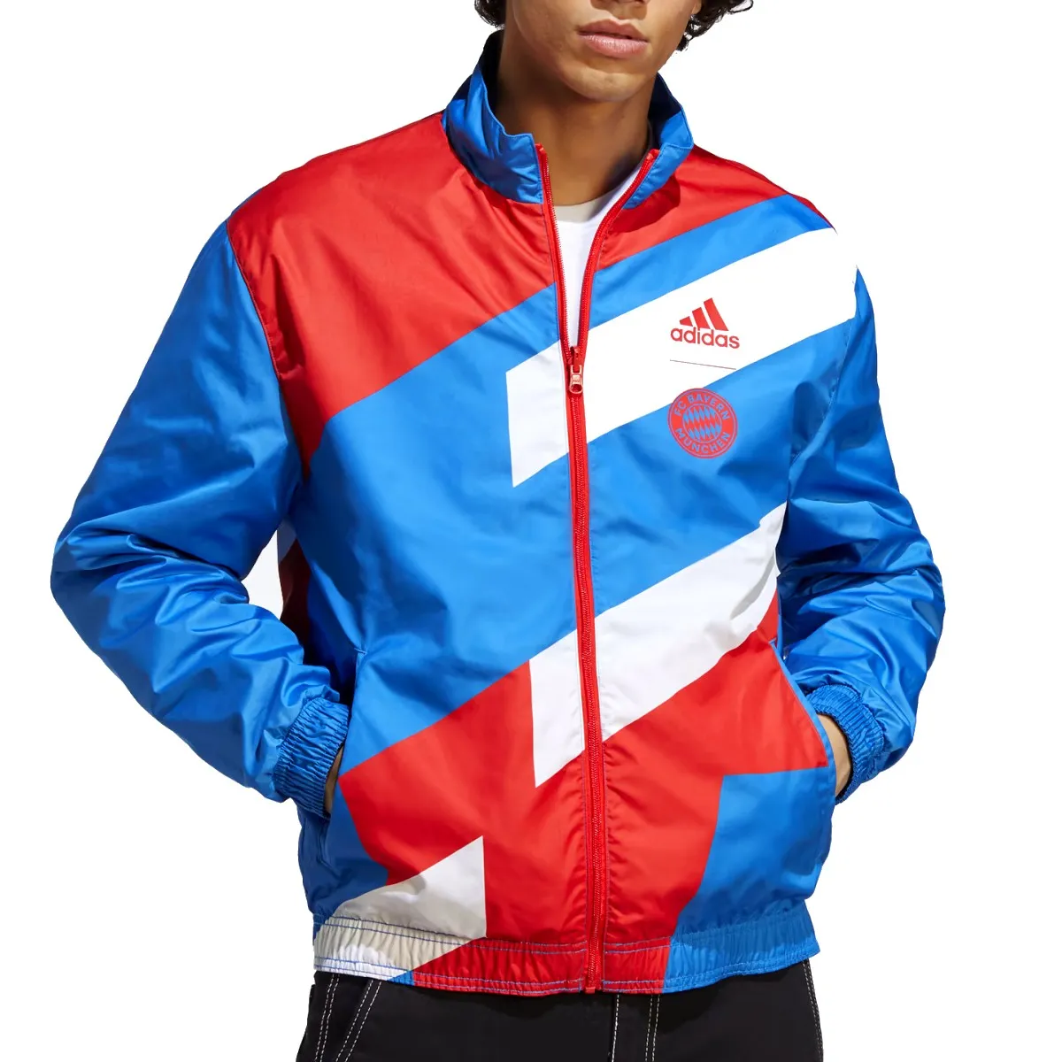 Bayern Munich pre-match presentation Soccer jacket 2023 - Adidas