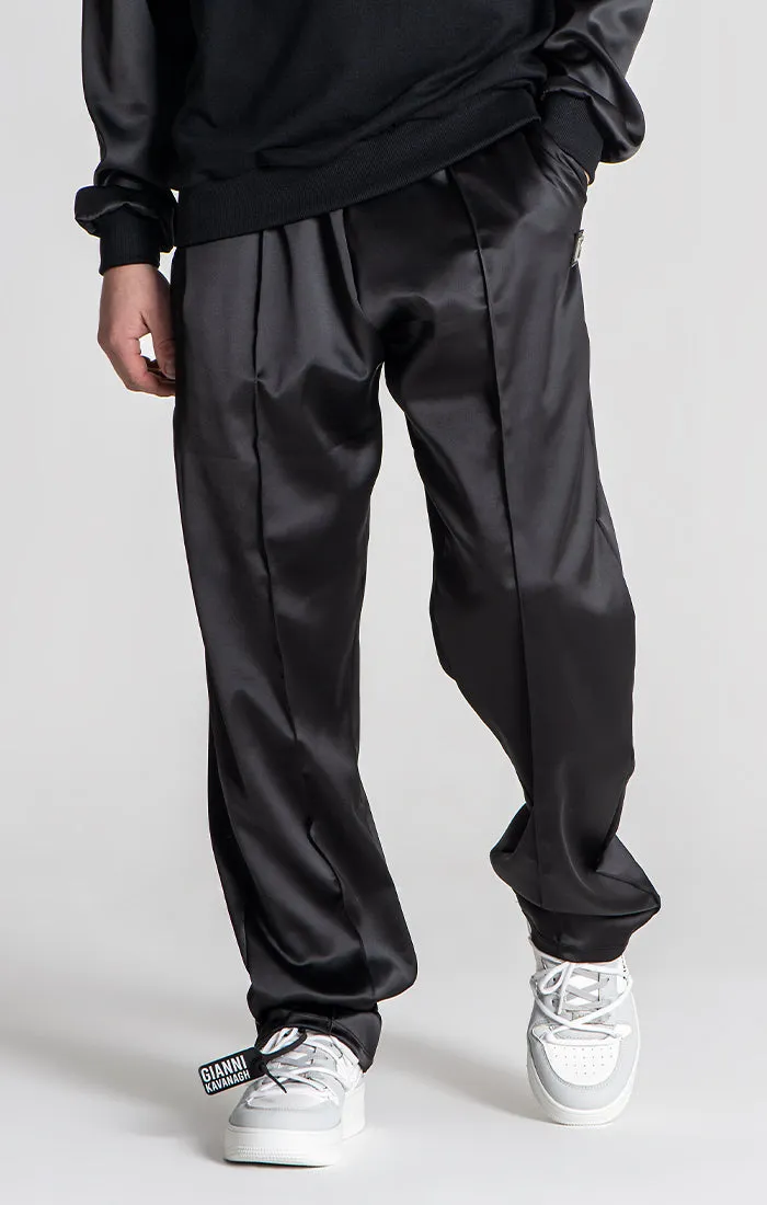 Black Satin Pants