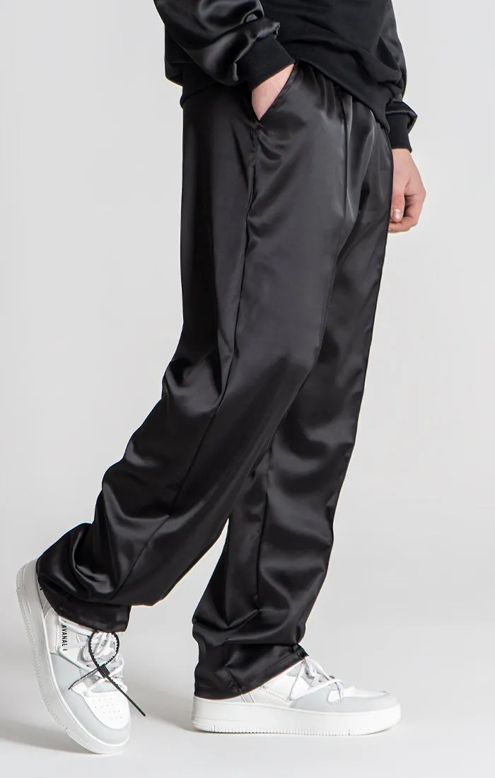 Black Satin Pants