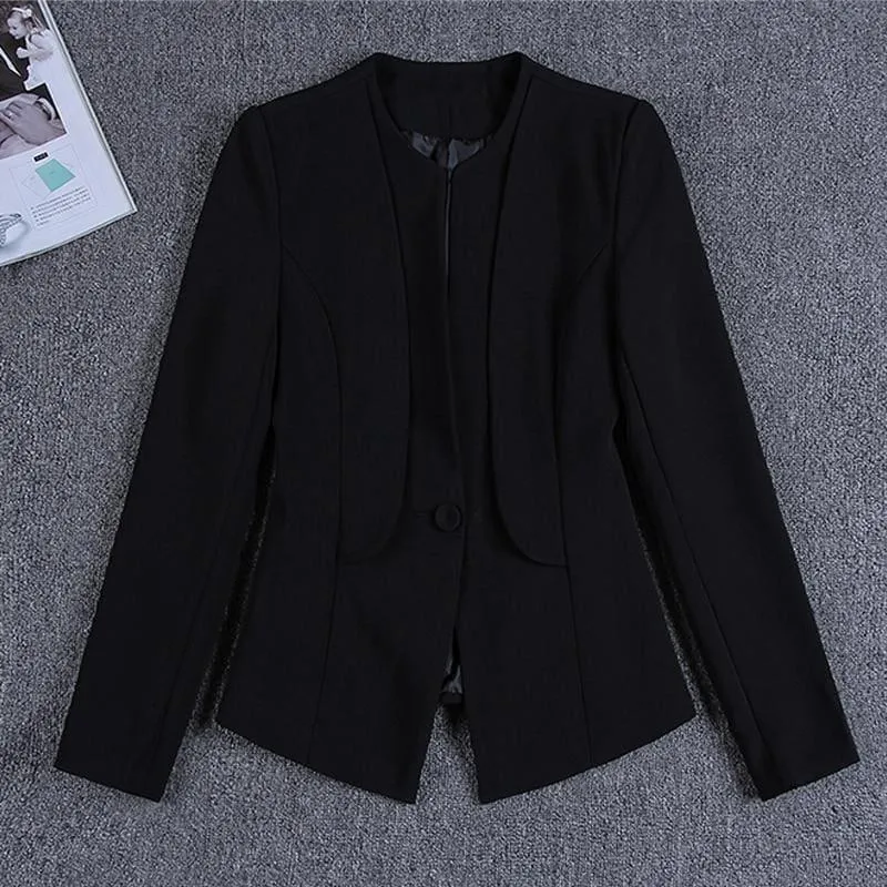 Blazer Jacket Office Lady Coat Business Formal Blazer