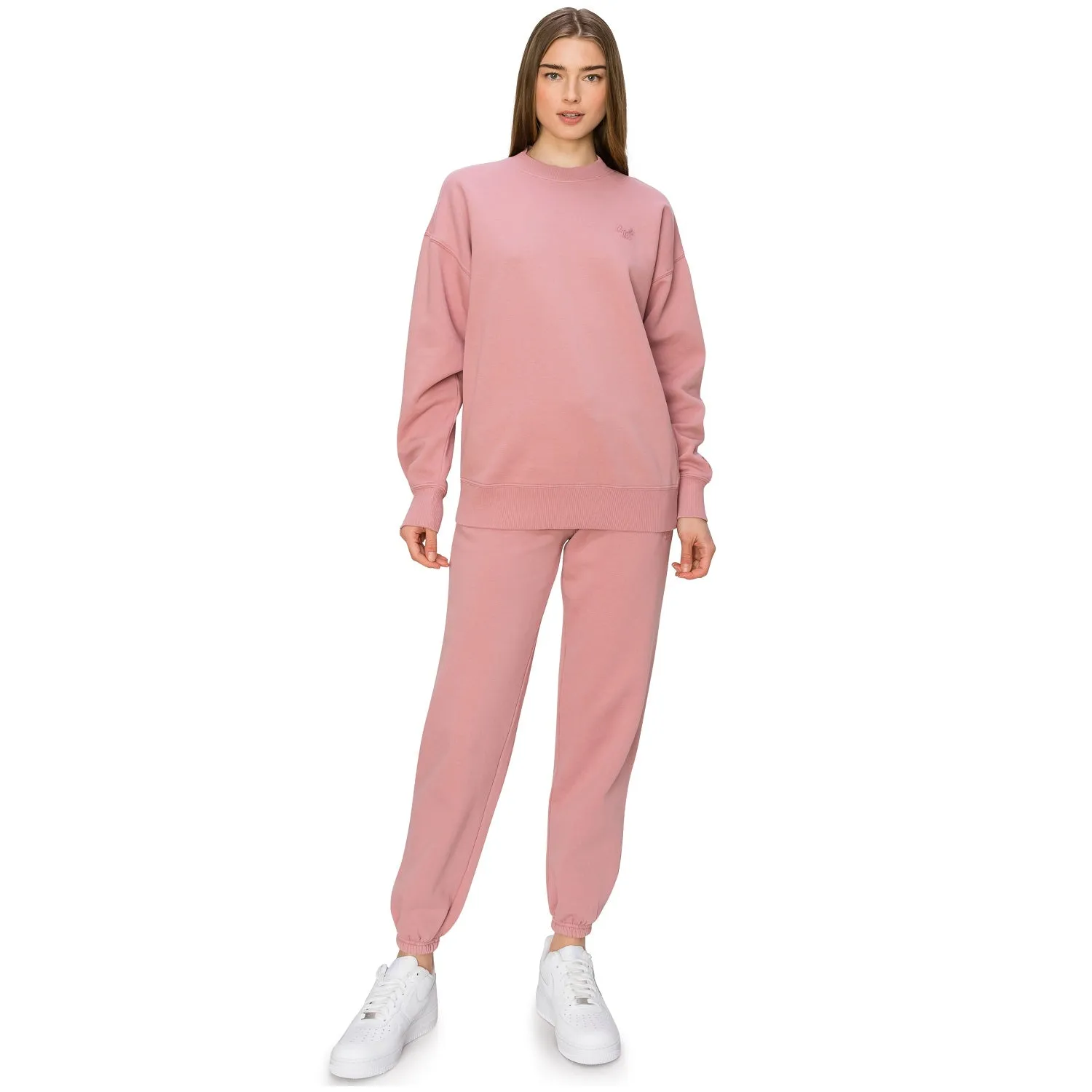 Cloud Fleece Crewneck Sweatshirt - Ashy Pink