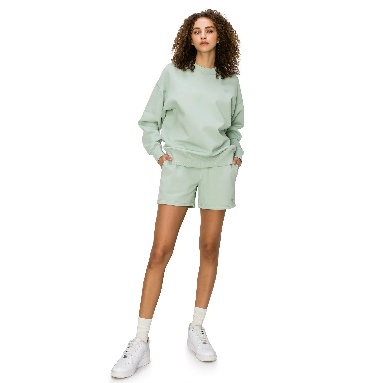 Cloud Fleece Crewneck Sweatshirt - Sage Green