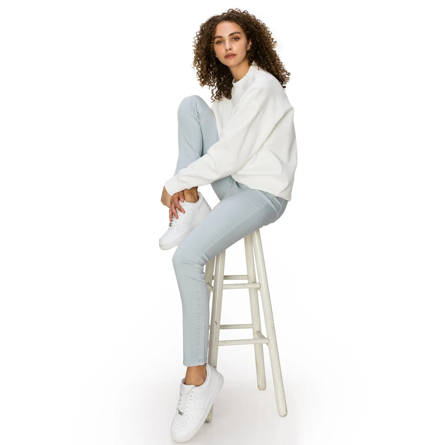 Cloud Fleece Crewneck Sweatshirt - Whisper White