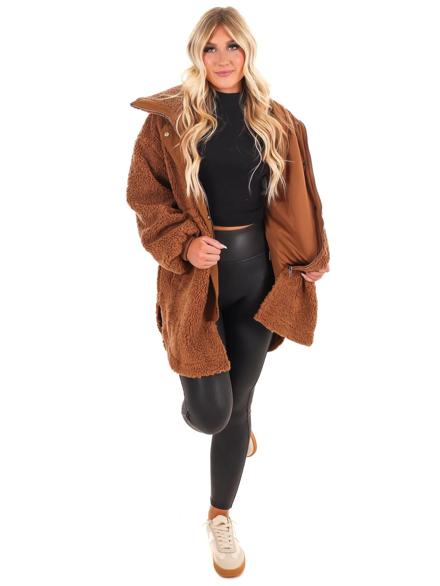 Comfy Days Sherpa Coat Doorbuster