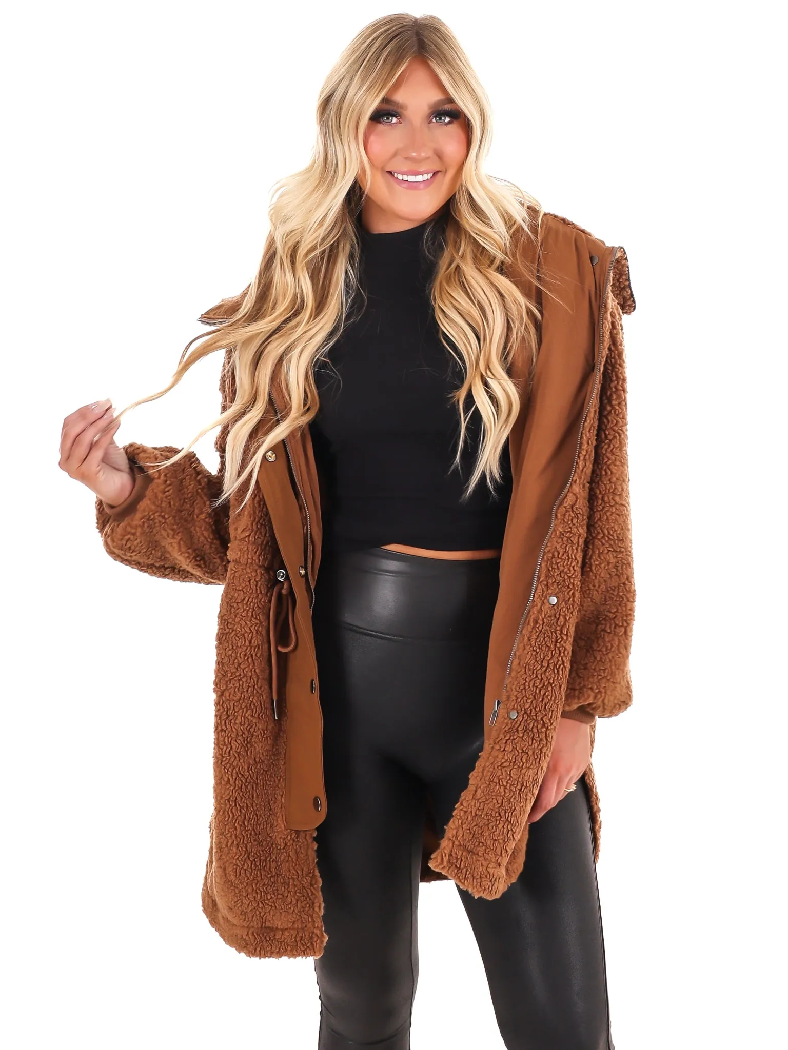 Comfy Days Sherpa Coat Doorbuster