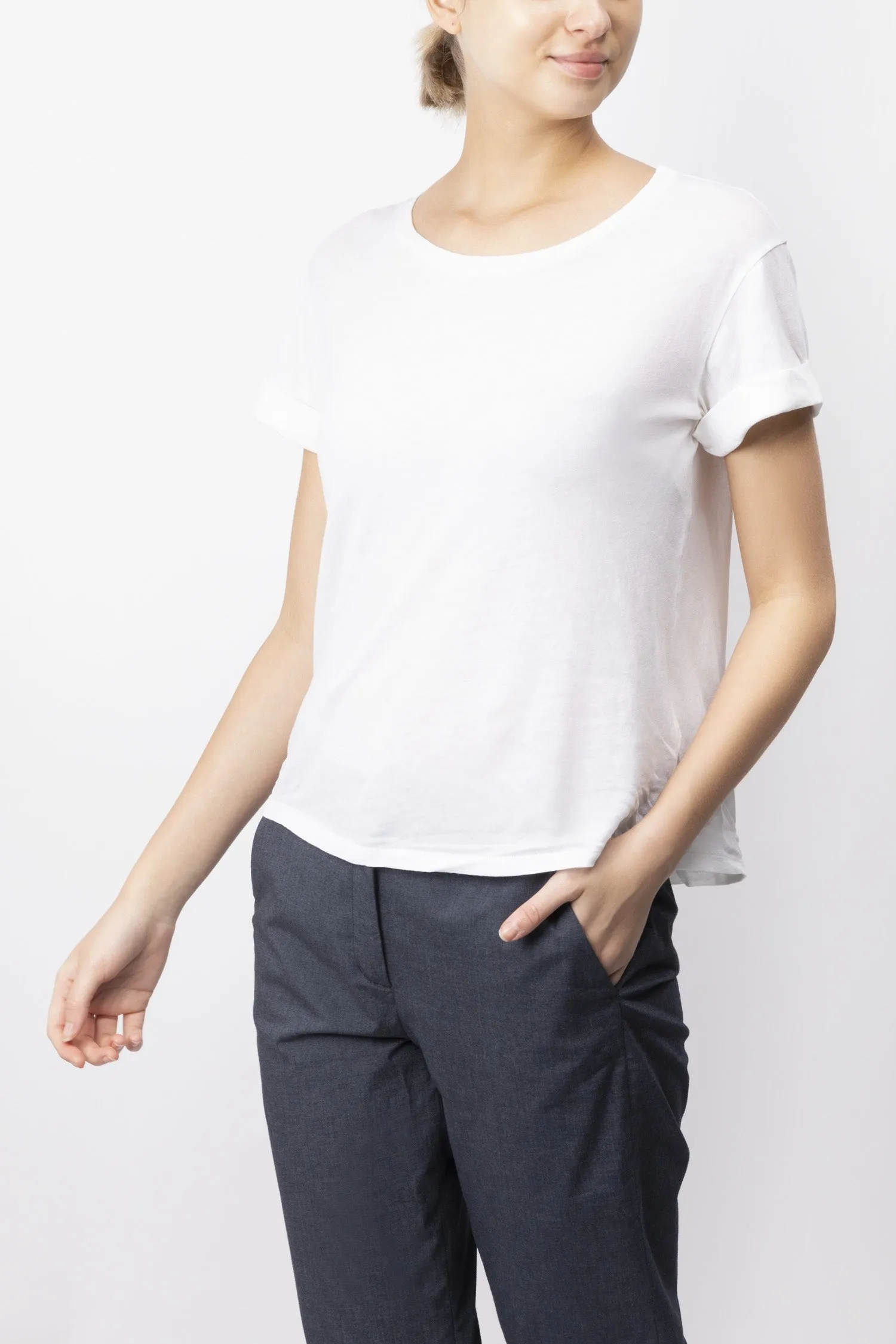 Cotton And Cashmere Blend T-shirt