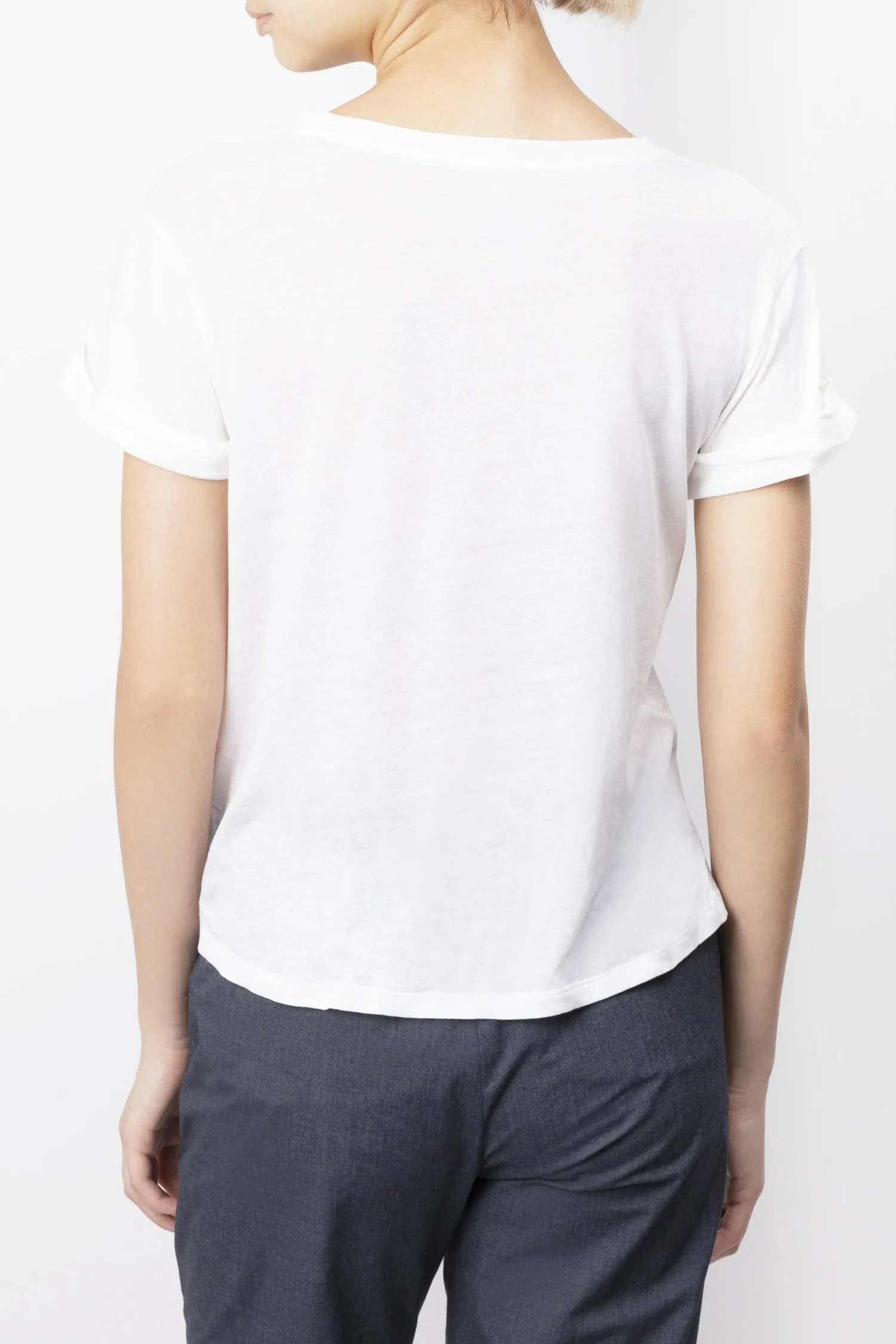 Cotton And Cashmere Blend T-shirt