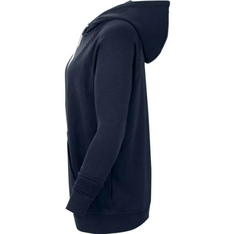 Cozy Navy Blue Fleece Women's Hoodie - Nike Park 20 Sweatshirt with Kangaroo Pocket