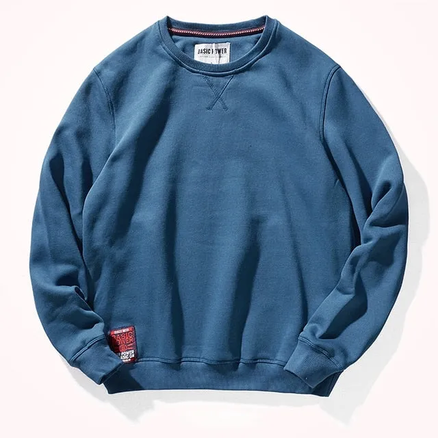 Crew Neck Fleece Warm Sweatshirts