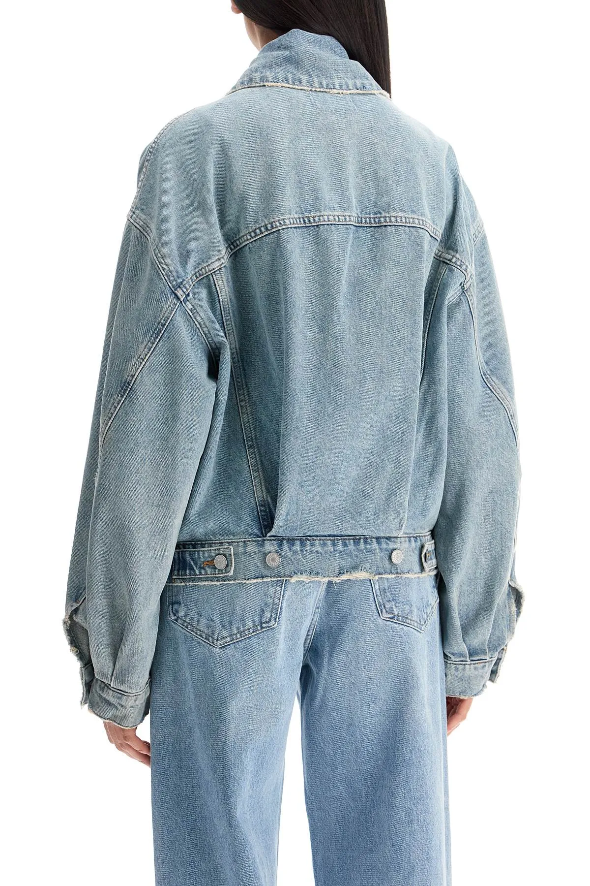 DENIM DALTON BALLOON JACKET WITH