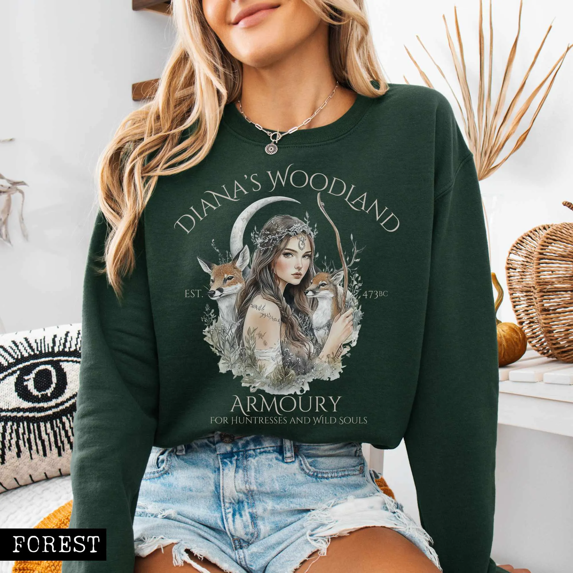 Diana's Woodland Armoury Sweatshirt