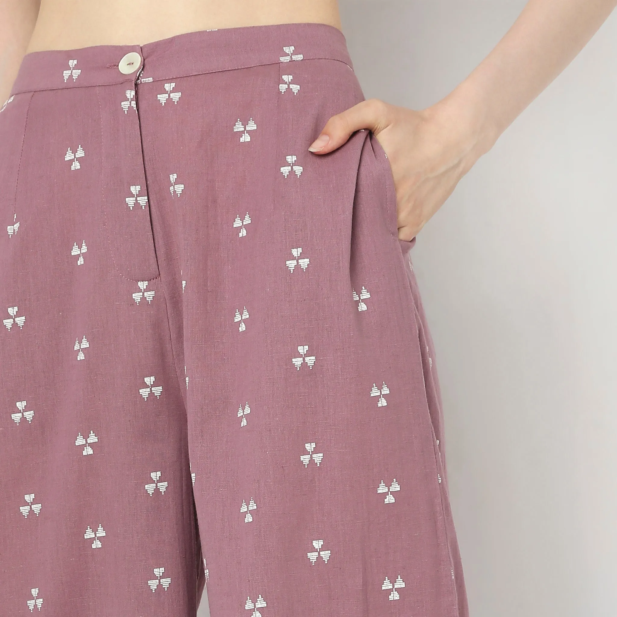 Flare Fit Mid Rise Culottes