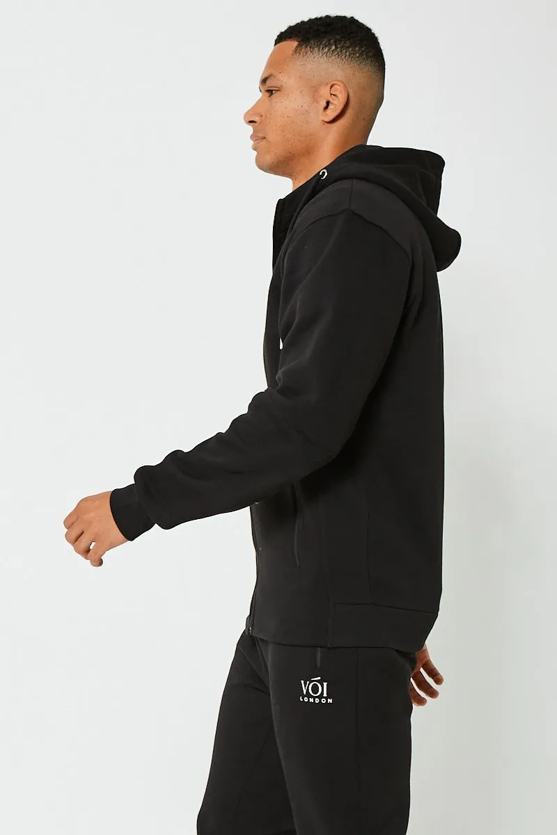 Guilford Fleece Tracksuit - Black