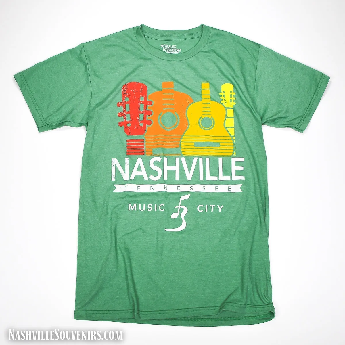 Guitars over "Nashville Tennessee Music City" T Shirt