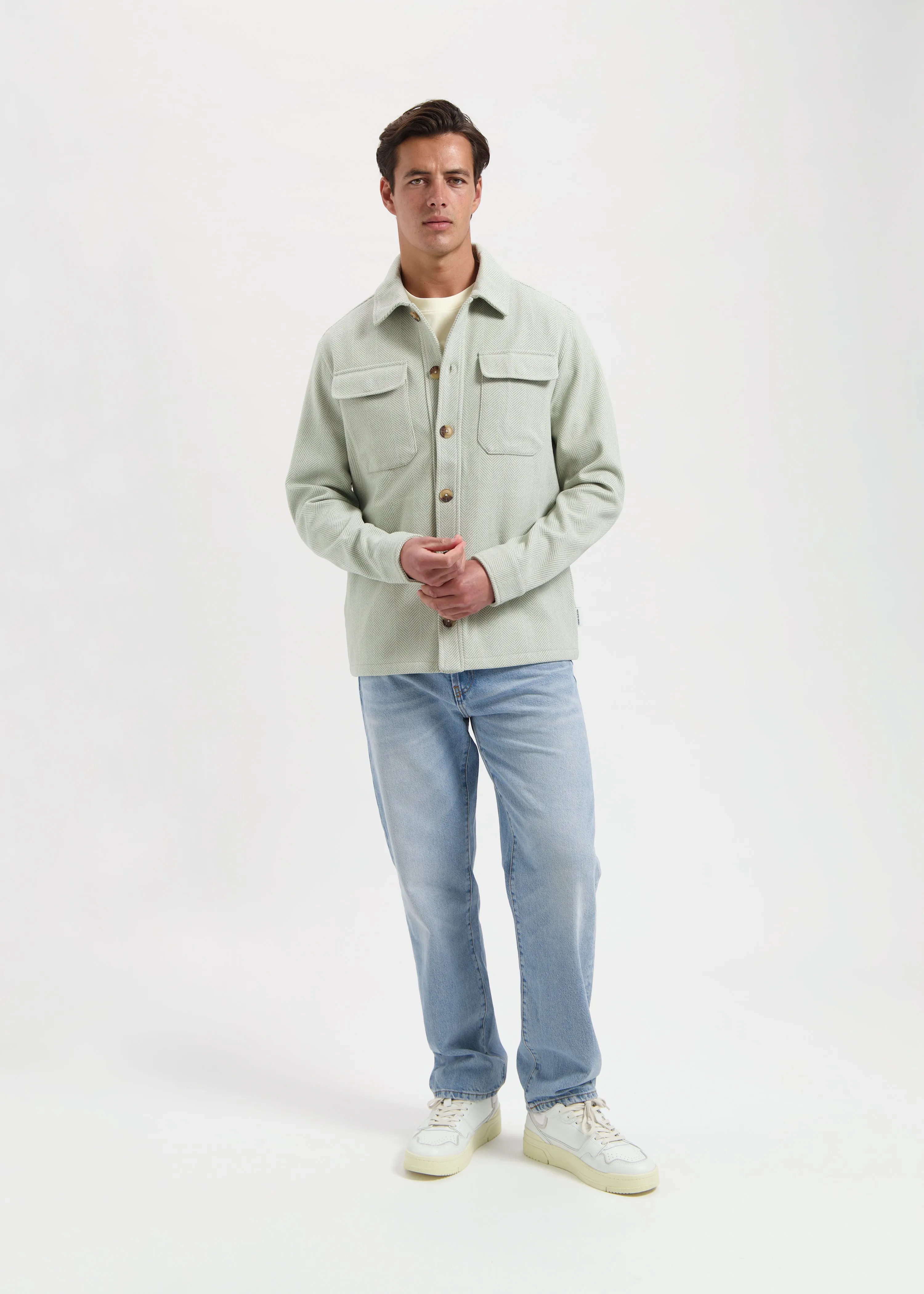 Herringbone Jacket - Green