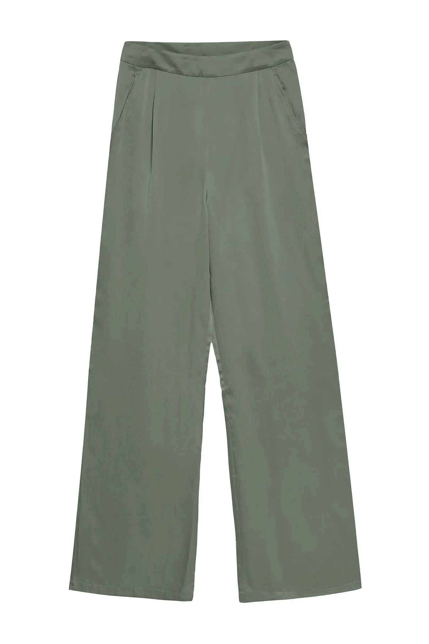 High-Waisted Silk Pant (Short, Regular & Long)