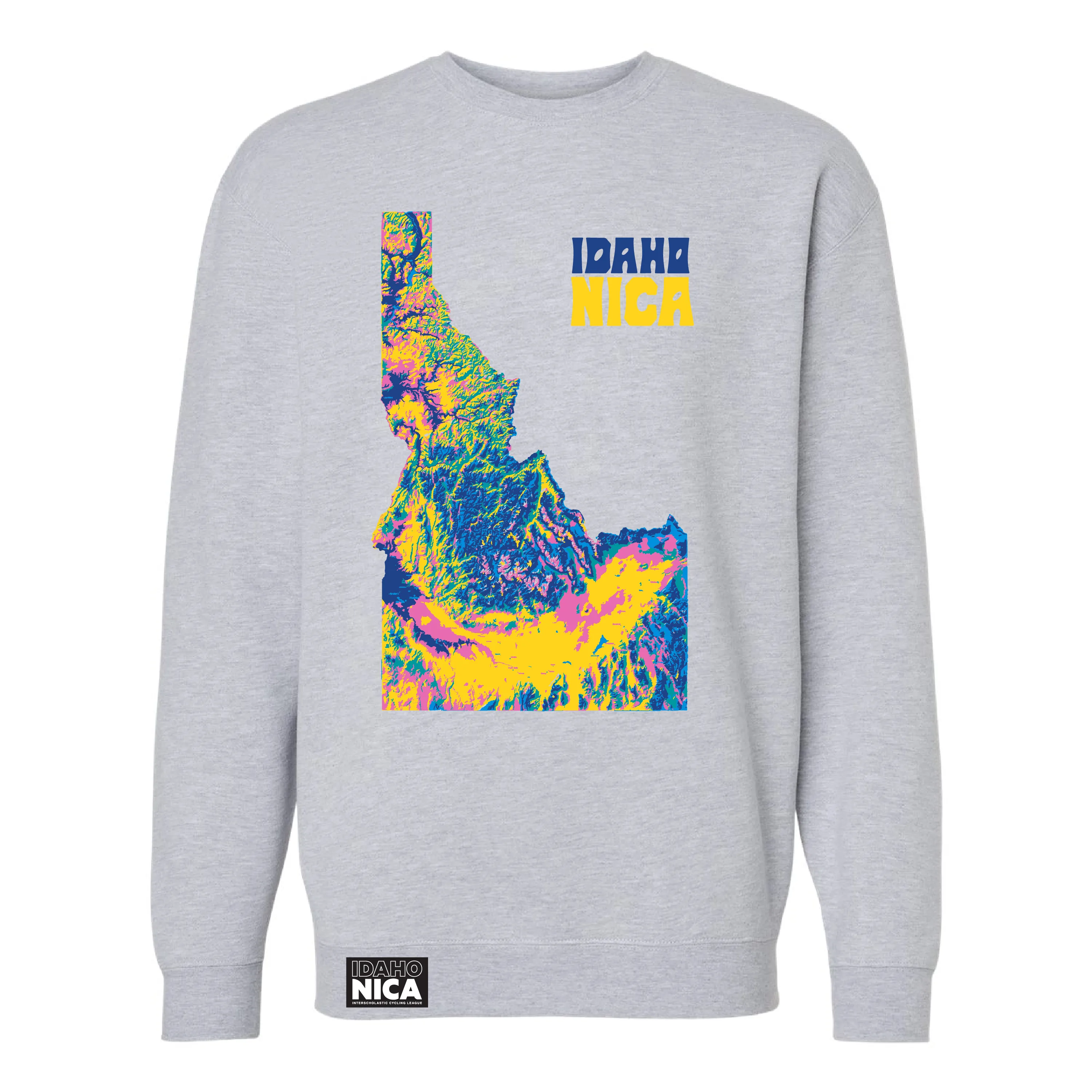 Idaho NICA Trippy Topo Sweatshirt