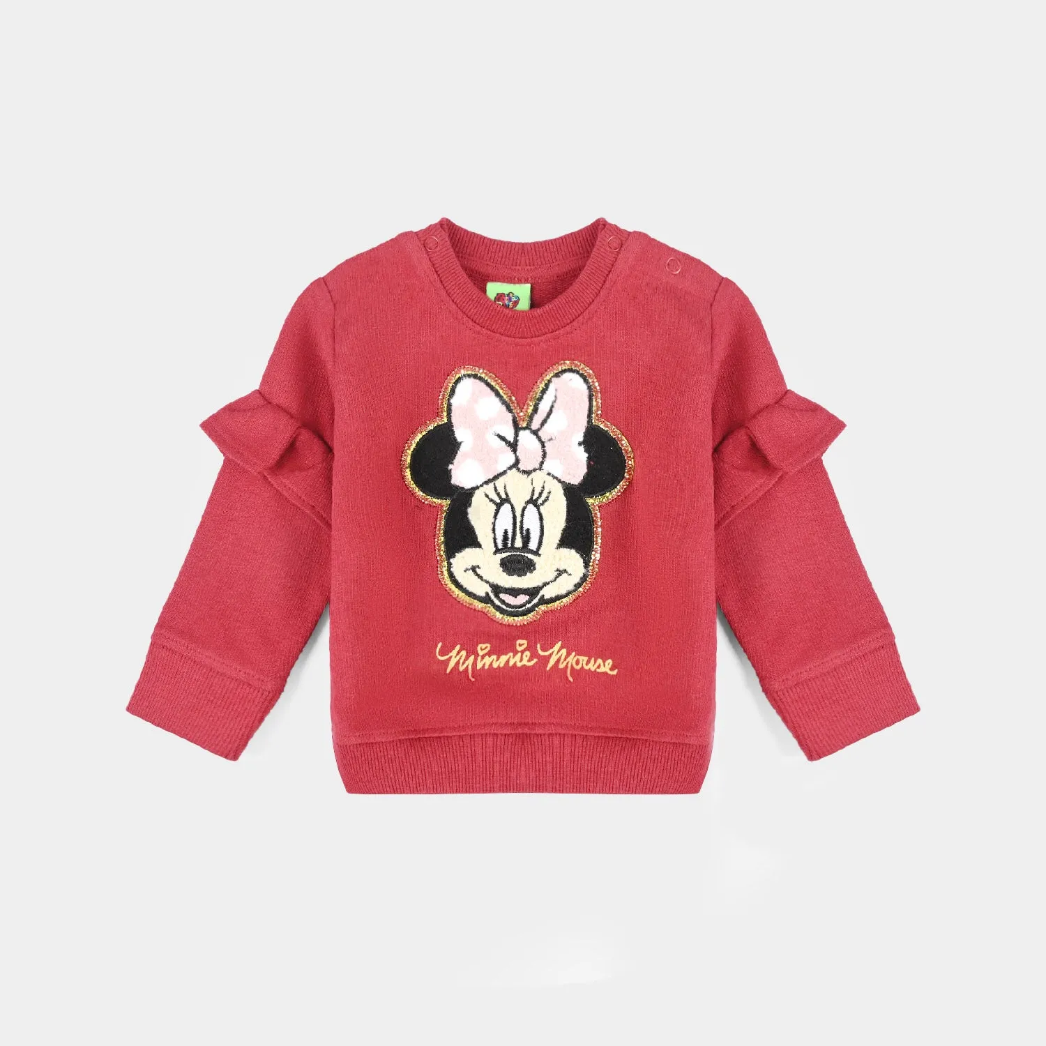 Infants Girls Cotton Terry Sweatshirt Character