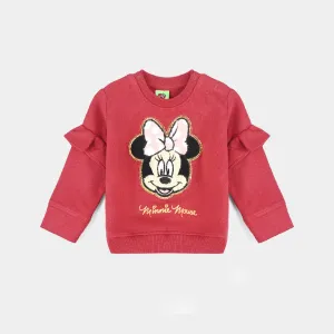 Infants Girls Cotton Terry Sweatshirt Character