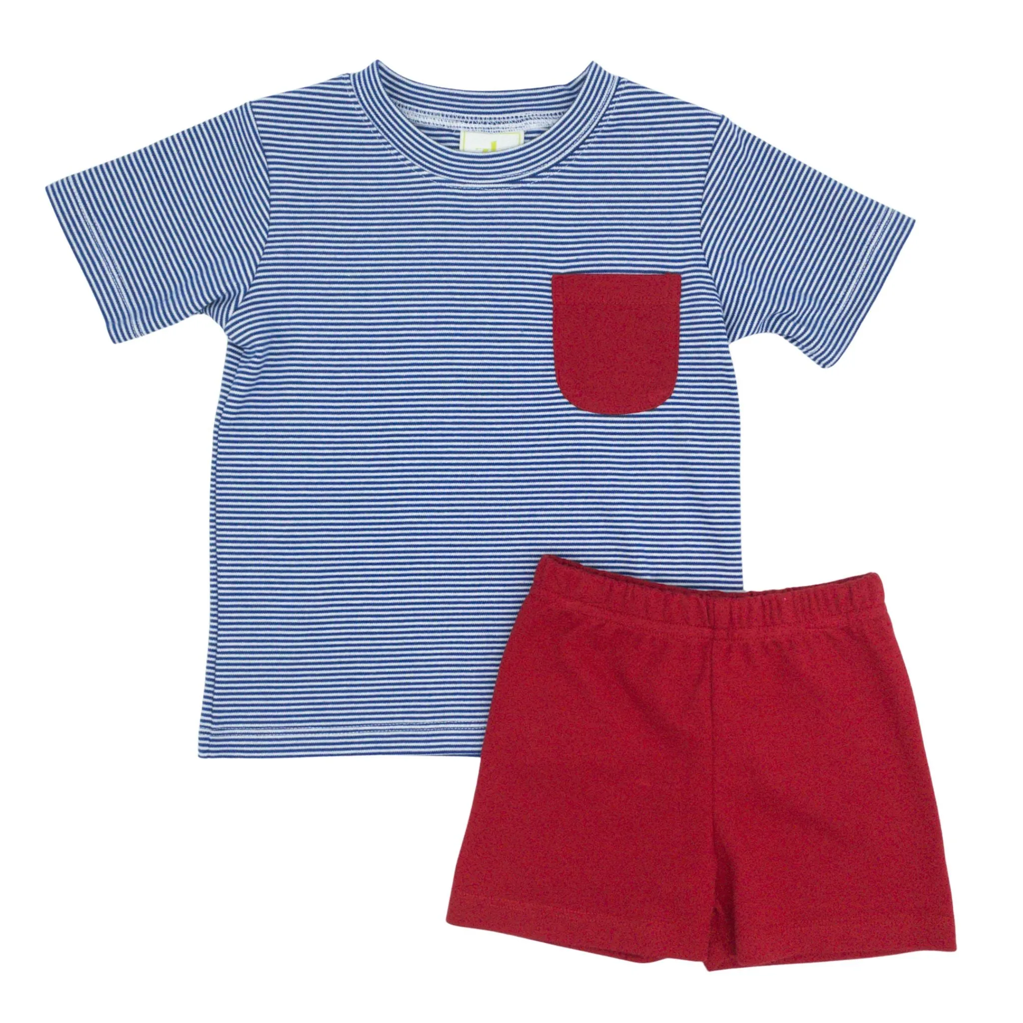 Jacob Pocket T-shirt Short Set