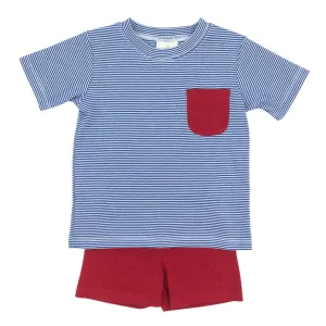 Jacob Pocket T-shirt Short Set