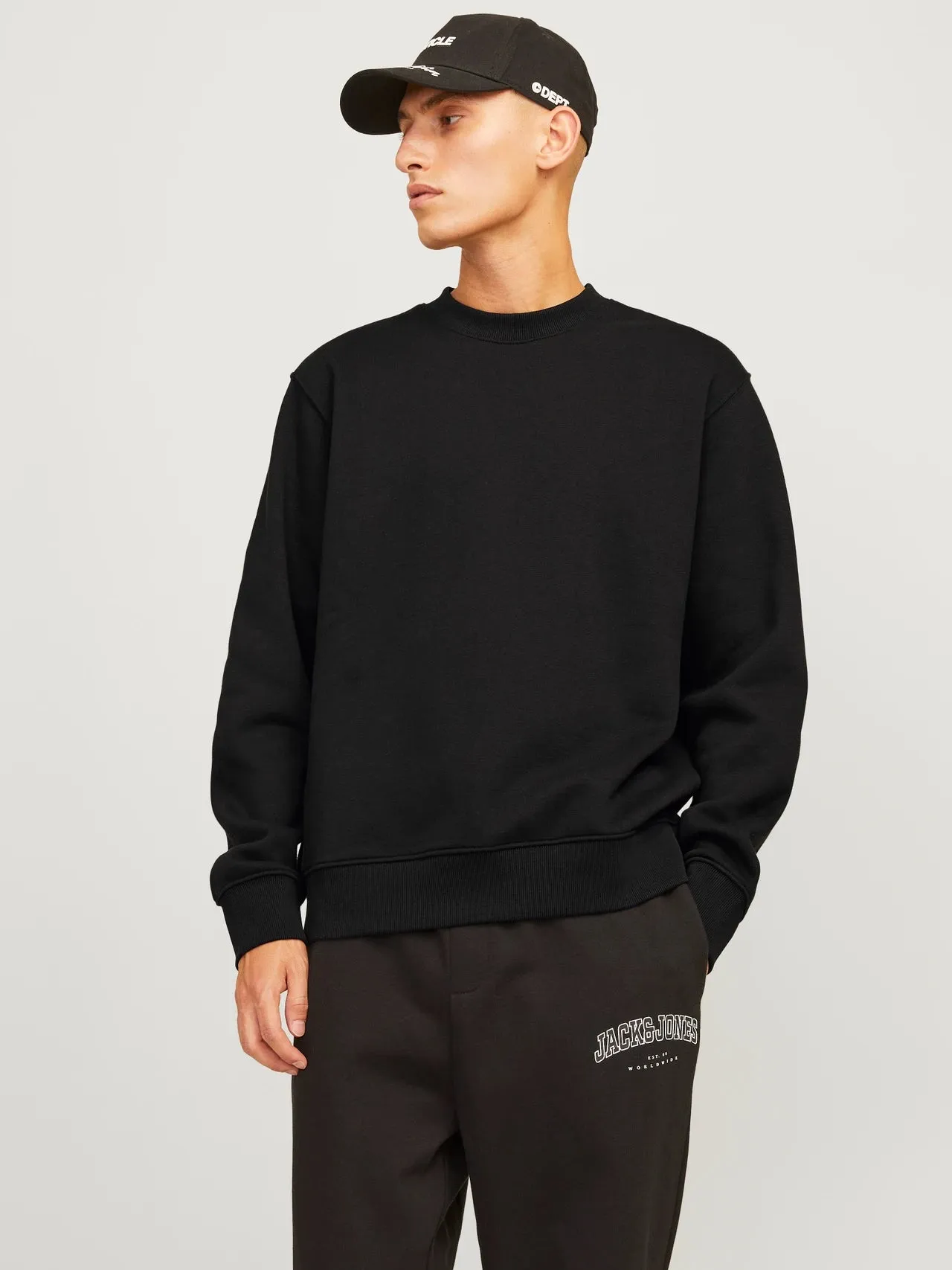 jjestar basic sweat crew