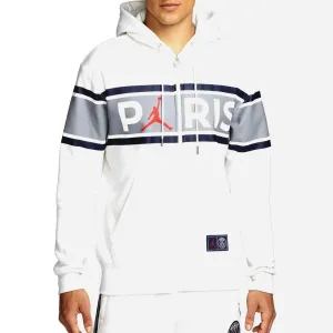 Jordan x PSG white Casual Fleece presentation jacket 2021/22 - Jordan