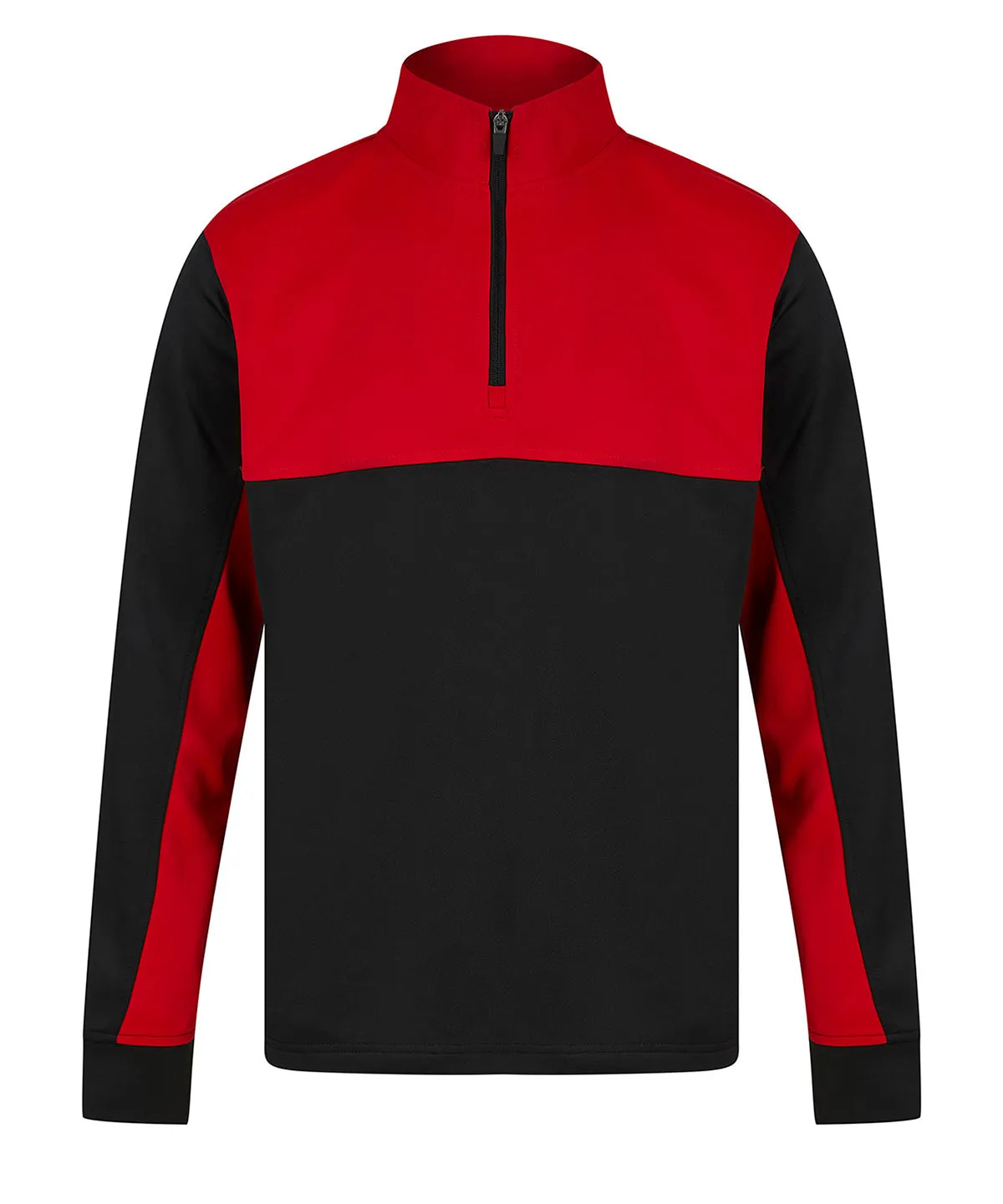 Kids -tracksuit top | Black/Red