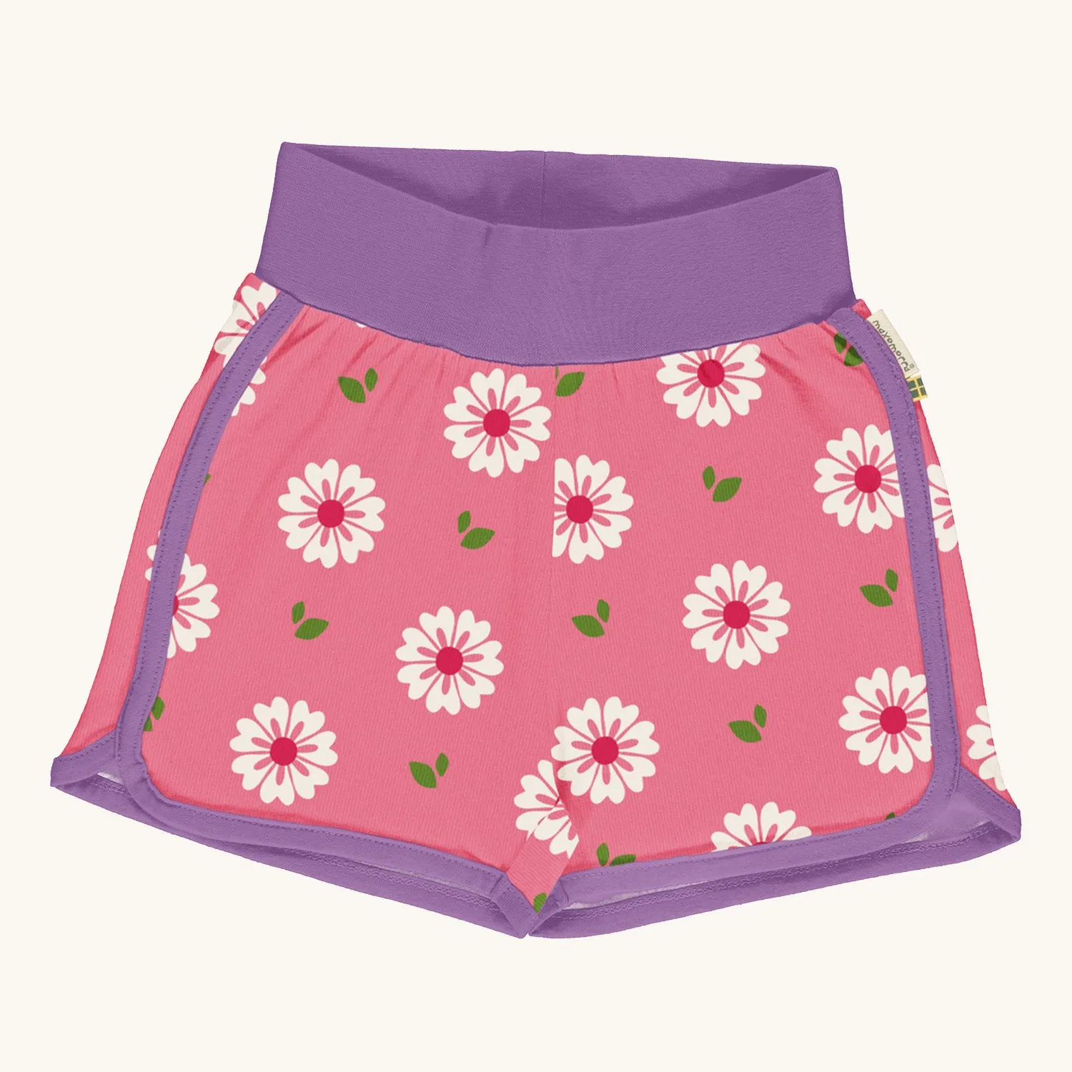 Maxomorra Flowers Runner Shorts