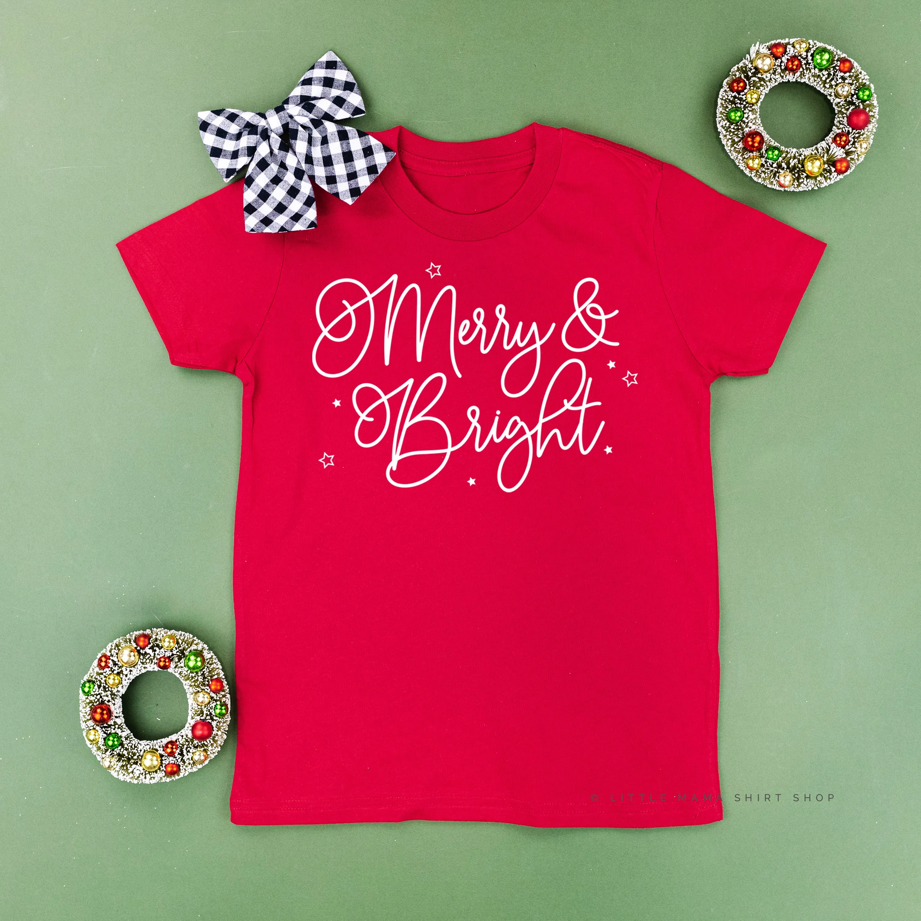 Merry And Bright - Child Tee