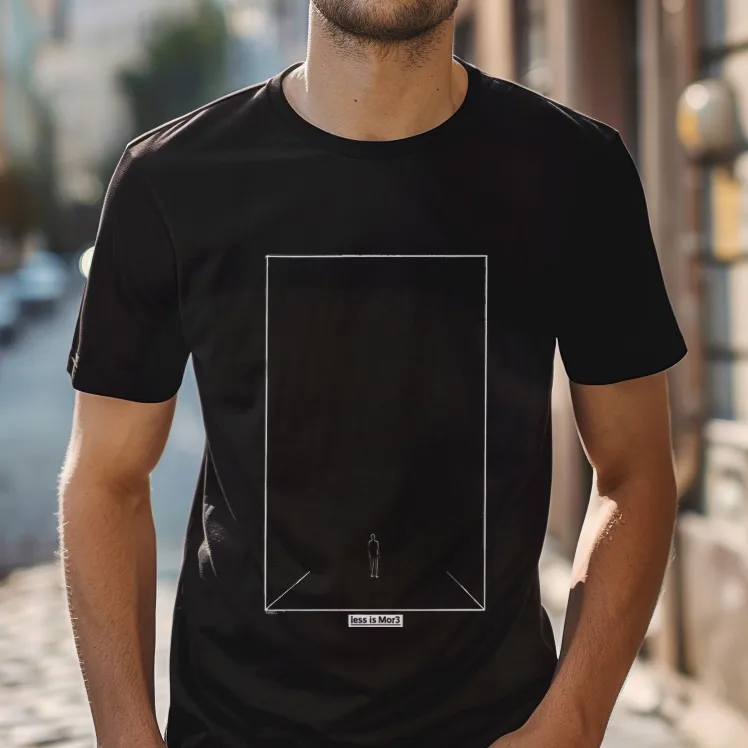 Minimalistic 3D Retro Graphic T-Shirt