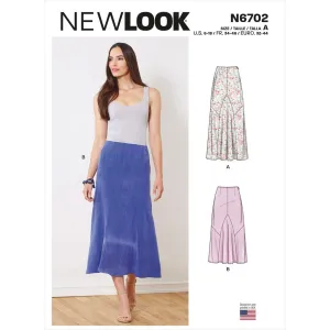 New Look Sewing Pattern N6702 Misses' Skirts