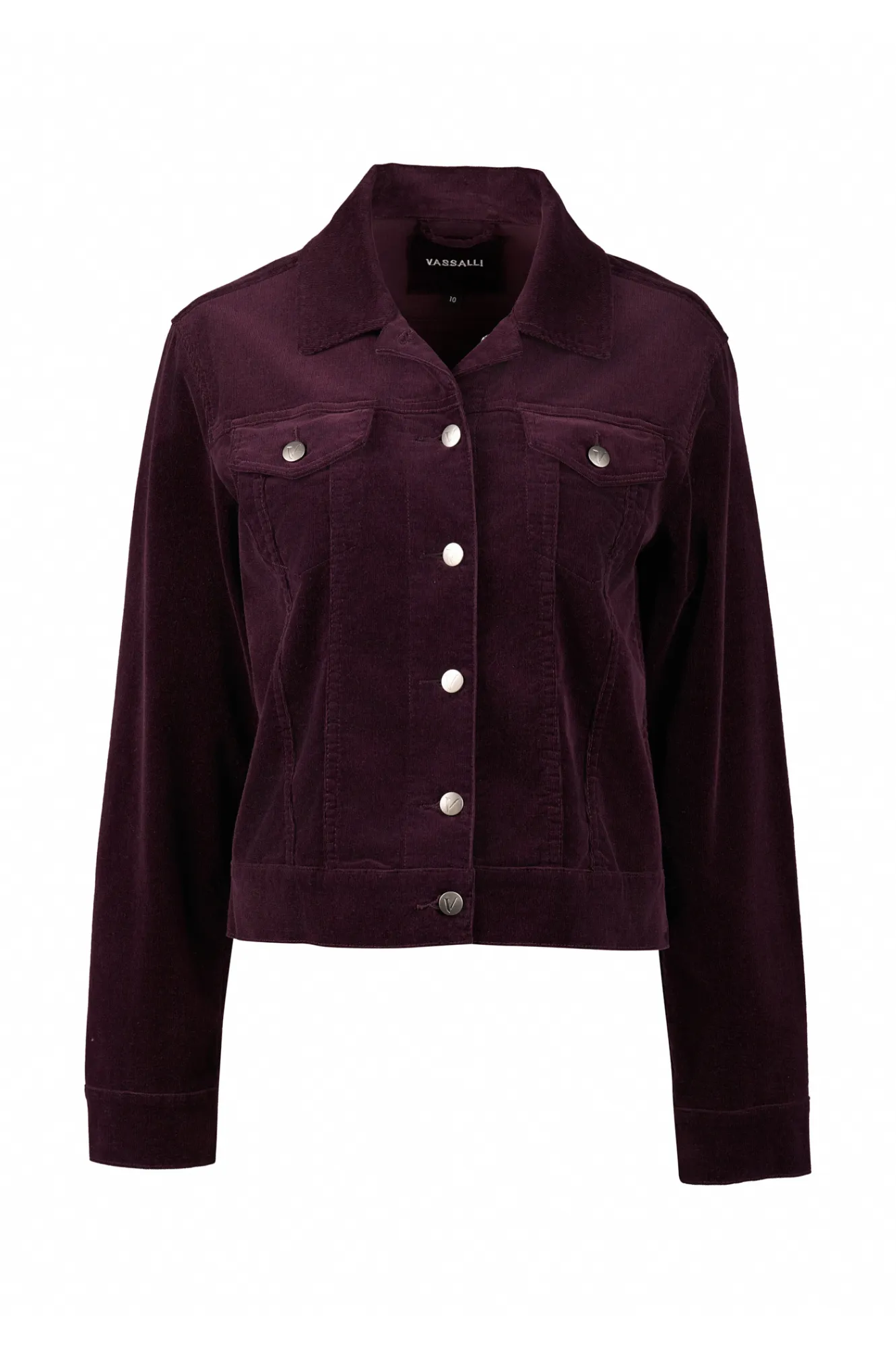 Pinwale Cord Jacket - Mulberry