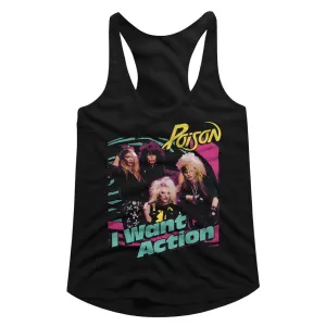 Poison Bright Action Women's Racerback