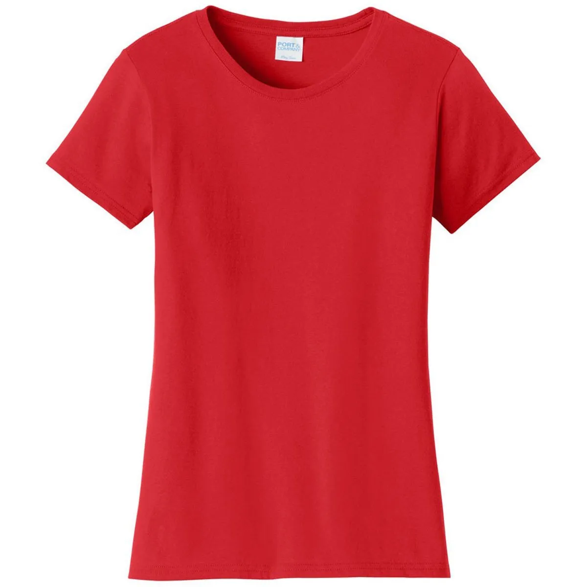 Port & Company Women's Bright Red Fan Favorite Tee