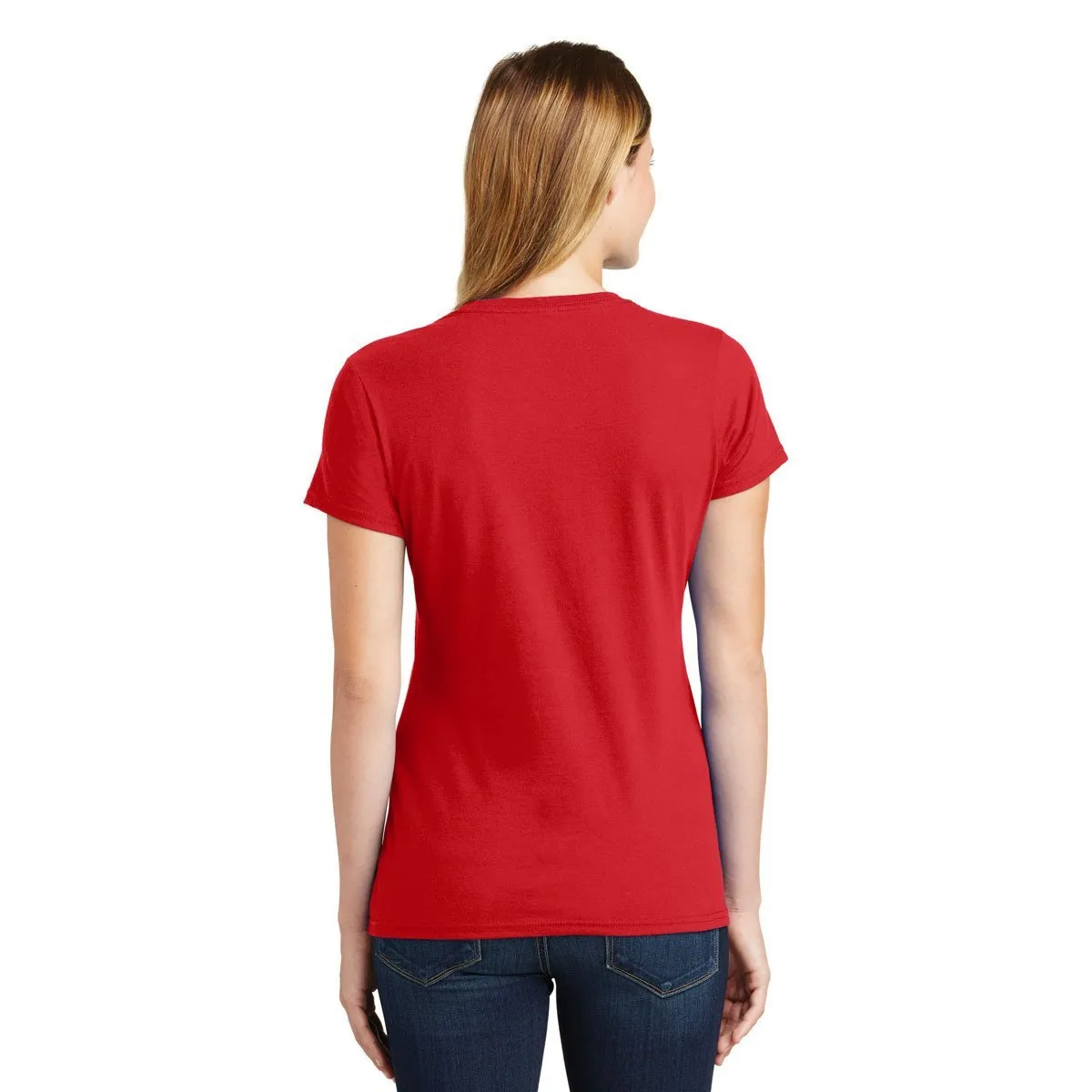 Port & Company Women's Bright Red Fan Favorite Tee