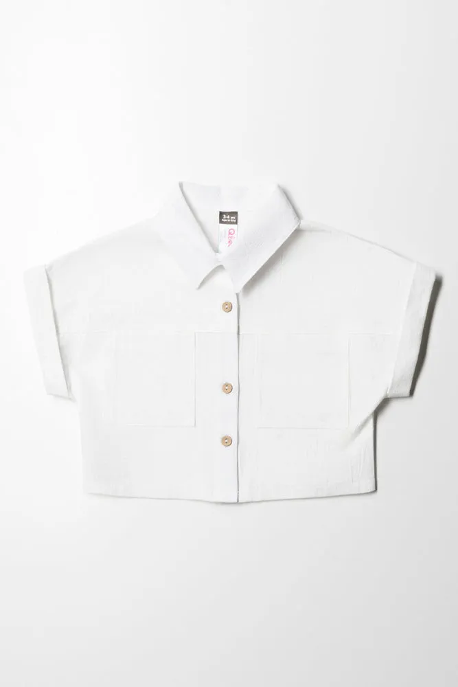 Resort Shirt Linen White