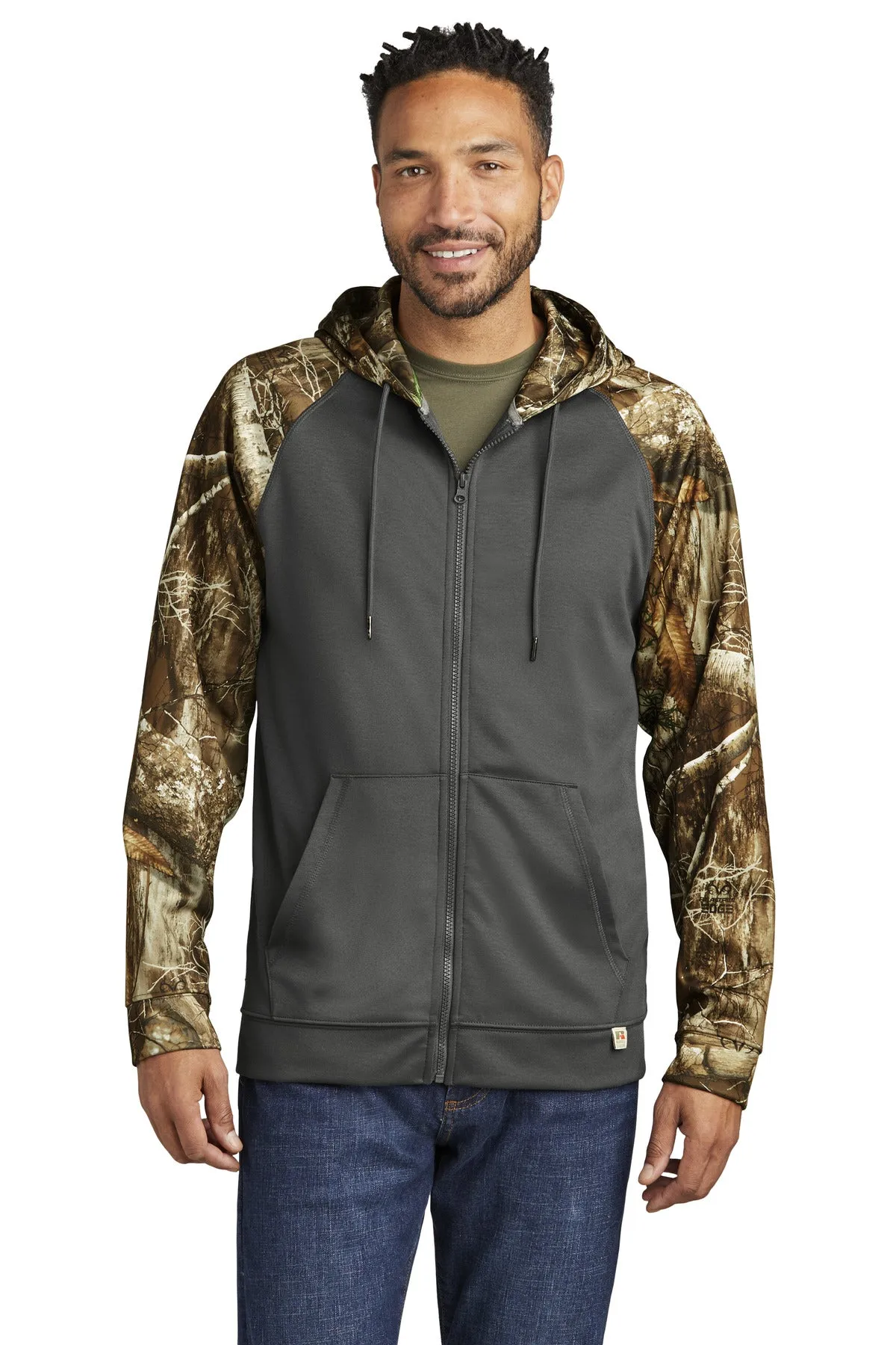 Russell Outdoors™ Realtree Performance Colorblock Full-Zip Hoodie RU452