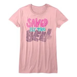 Saved By The Bell Bright Logo Juniors T-Shirt