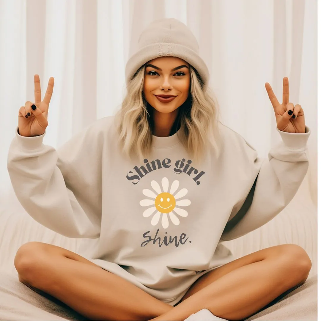 Shine Girl, Shine Cute Sweatshirt Outfit