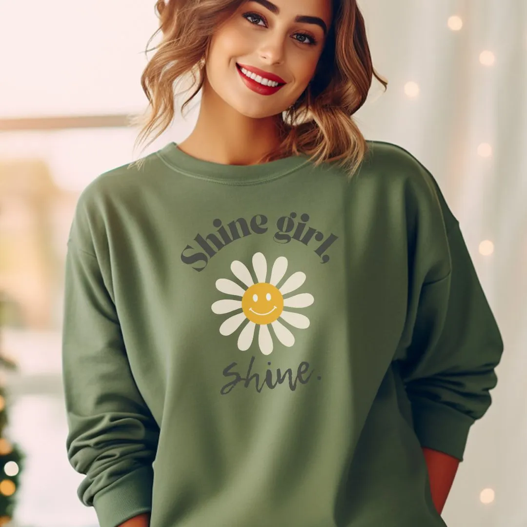 Shine Girl, Shine Cute Sweatshirt Outfit